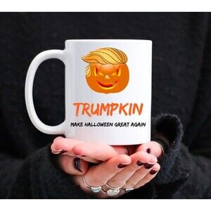 Trumpkin Make Halloween Great Again Mug, Trump Halloween Mug, Trump Mug, Pumpkin